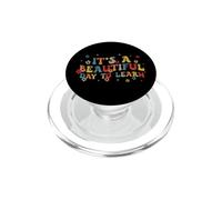Es un Hermoso día para Aprender Profesor Groovy Retro Cita PopSockets PopGrip para MagSafe