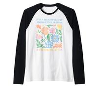 Es un Hermoso día para Ayudar a los pequeños Humanos a comunicarse SLP Camiseta Manga Raglan