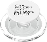 Es un Hermoso día para Comprar más Bitcoin (Declaración de BTC) PopSockets PopGrip para MagSafe