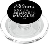 Es un Hermoso día para Creer en Milagros FIV PopSockets PopGrip para MagSafe