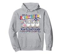 Es un Hermoso día para enseñar a un Maestro de Segundo Grado Lindo Ganso Sudadera con Capucha