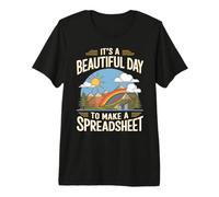 Es un Hermoso día para Hacer una Escena Vintage de Hoja de cálculo Camiseta Premium