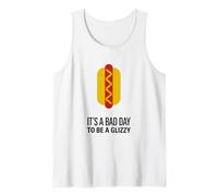 Es un Mal día para ser un Divertido Humor de Perrito Caliente Alegre Camiseta sin Mangas