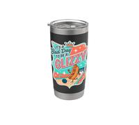 Es un mal día para ser un divertido perrito caliente de bolos Vaso térmico de acero inoxidable de doble pared