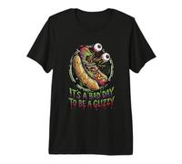 Es un Mal día para ser un Monstruo Glizzy Hotdog Weirdcore Camiseta Premium