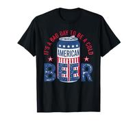 Es un mal día para ser una cerveza fría American Funny 4 de julio Camiseta