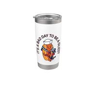 Es un mal día para ser una salchicha marinera divertida Vaso térmico de acero inoxidable de doble pared