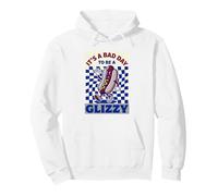 Es Un Malo Día para Ser Un Glizzy Funny Hotdog Retro Meme Sudadera con Capucha