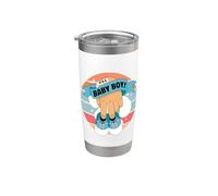 Es un niño, embarazo, nuevos padres, revelación de género Vaso térmico de acero inoxidable de doble pared