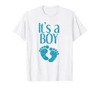 Es un niño Revelacion de genero Camiseta gráfica económica, Hombre, Blanco, L