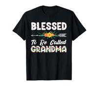 Es una bendición ser Llamada Abuela Abuela Abuela Flowers Camiseta