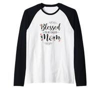 Es una bendición ser Llamada mamá Linda mamá Camiseta Manga Raglan