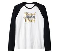Es una bendición ser Llamada mamá Linda mamá Camiseta Manga Raglan