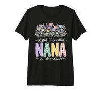 Es una bendición ser Llamada Nana Floral Design Camiseta Premium
