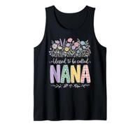 Es una bendición ser Llamada Nana Floral Design Camiseta sin Mangas