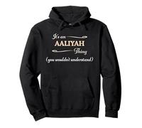 Es una Cosa de Aaliyah Que no entenderías | Nombre de Regalo - Sudadera con Capucha