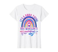 Es una Cosa de Abba Que no entenderías Divertido Nombre Abba Camiseta gráfica económica, Mujer, Blanco, XL