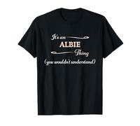 Es una cosa de ALBIE que no entenderías | Nombre de regalo - Camiseta