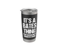 Es una cosa de Bates (no lo entenderías) - Funny Bates Vaso térmico de acero inoxidable de doble pared