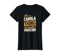Es una Cosa de Camila Que no entenderías Broma de Primer Nombre Camiseta