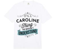 Es una Cosa de Caroline Que no entenderías Gracioso Comfort Colors Adult Heavyweight T-Shirt