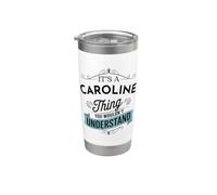 Es una cosa de Caroline que no entenderías gracioso Vaso térmico de acero inoxidable de doble pared