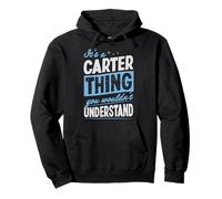 Es una Cosa de Carter Que no entenderías Nombre Sudadera con Capucha