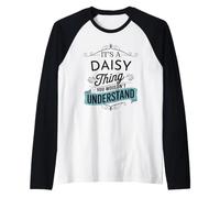 Es una Cosa de Daisy Que no entenderías Funny Daisy Name Camiseta Manga Raglan