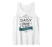 Es una Cosa de Daisy Que no entenderías Funny Daisy Name Camiseta sin Mangas