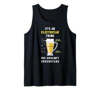 Es una Cosa de Electricista Que no entenderías Broma Divertida Camiseta sin Mangas