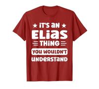 Es una Cosa de Elías Que no entenderías Divertido Nombre Elias Camiseta