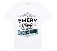 Es una Cosa de Emery Que no entenderías Funny Emery Name Comfort Colors Adult Heavyweight T-Shirt