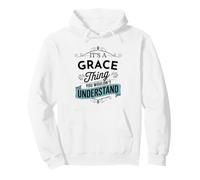 Es una Cosa de Gracia Que no entenderías Funny Grace Name Sudadera con Capucha