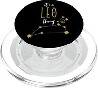 Es una Cosa de Leo | Signo del Zodiaco Horóscopo Leo Astrología León PopSockets PopGrip para MagSafe