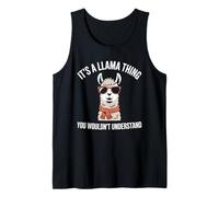 Es una cosa de llama que no entenderías Llama Camiseta sin Mangas