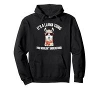 Es una cosa de llama que no entenderías Llama Sudadera con Capucha