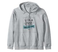 Es una Cosa de Lola Que no entenderías el Nombre Divertido de Lola Sudadera con Capucha