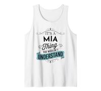 Es una Cosa de MIA Que no entenderías el Nombre Divertido de MIA Camiseta sin Mangas