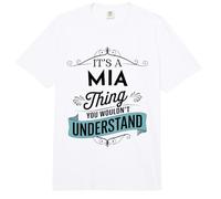 Es una Cosa de MIA Que no entenderías el Nombre Divertido de MIA Comfort Colors Adult Heavyweight T-Shirt