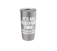 Es una cosa de Osborne (no lo entenderías) - Oscura Osborne Vaso térmico de acero inoxidable de doble pared