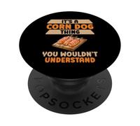 Es una Cosa de Perro de maíz Que no entenderías Corn Dog PopSockets PopGrip Adhesivo
