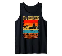 Es una Cosa de Pesca Que no entenderías el diseño Retro Camiseta sin Mangas
