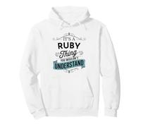 Es una Cosa de rubí Que no entenderías un Nombre Divertido de rubí Sudadera con Capucha