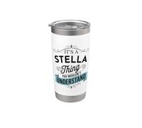 Es una cosa de Stella que no entenderías Funny Stella Vaso térmico de acero inoxidable de doble pared