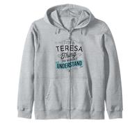 Es una Cosa de Teresa Que no entenderías Teresa Divertida Sudadera con Capucha