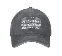 Es Una Cosa De Wilson Que No Entenderías Gorra Running Portátil Gorra Beisbol Ajustable Sombrero para Golf Cumpleaños Hombre