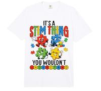 Es una Cosa estim Divertida Conciencia sobre el Autismo Comfort Colors Adult Heavyweight T-Shirt