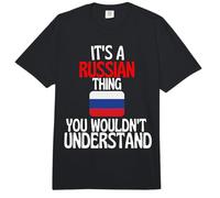 Es una Cosa Rusa Que no entenderías Funny Rusia Comfort Colors Adult Heavyweight T-Shirt