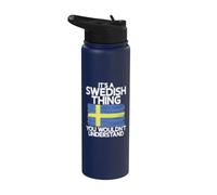 Es una cosa sueca que no entenderías Suecia Stainless Steel Insulated Water Bottle