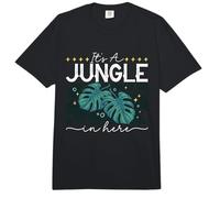 Es una Jungla aquí le Encanta Monstera Palm Gardening Monstera Comfort Colors Adult Heavyweight T-Shirt